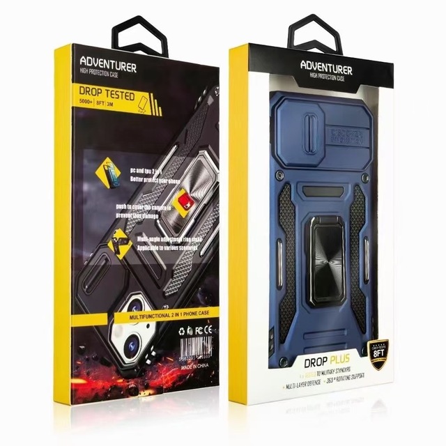 For iPhone 17 16 15 Pro Max Armor Case Shockproof Slide Camera Lens Protection Plain Design Electroplate Stand Phone Back Cover