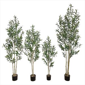Olivo Artificial Premium con Hojas y Frutos de Seda para Decoración de Restaurantes y Cocinas - Product Image 1