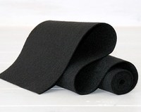 1mm2mm Noir gris Polyester feutre aiguilleté bricolage feutre fait main pour doublure de chaussures