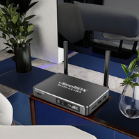 Amlogic Android 13 Personalizado S905X3 WiFi de Doble Banda para Centro de Transmisión Multimedia, TV Box de 4GB con Control Remoto para Uso en Oficina