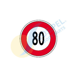 DISCO LÍMITE DE VELOCIDAD 80 KM/H - Product Image 1