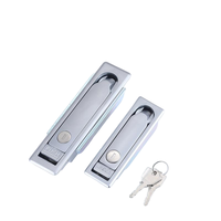 Serrure de poignée d'armoire industrielle MS713, étanche, en alliage de zinc, pour boîtier de distribution électrique, appareillage électrique, rack de serveur