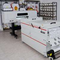 Mesin Cetak Inkjet LINKO Wholesale A1 DTF Printer dengan Dual Print Head I3200 Roll to Roll dan Powder Shaker untuk Kaos dan Stiker