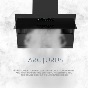 Hotte aspirante angulaire haut de gamme durable avec fonction de levage à 3 vitesses et nettoyage automatique intelligent des grilles par <span class=keywords><strong>film</strong></span> chauffant en PET - Product Image 5