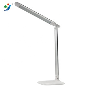 Phong cách hiện đại và màu bạc LED bàn đèn Alum hợp kim gấp đèn bàn - Product Image 4