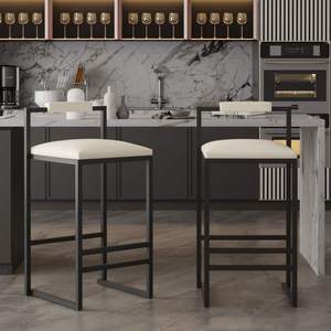 <span class=keywords><strong>Tabouret</strong></span> <span class=keywords><strong>de</strong></span> <span class=keywords><strong>bar</strong></span> haut élégant au design moderne, revêtement <span class=keywords><strong>vert</strong></span> <span class=keywords><strong>olive</strong></span>, structure en métal noir, pour restaurant, <span class=keywords><strong>tabouret</strong></span> <span class=keywords><strong>de</strong></span> <span class=keywords><strong>bar</strong></span> moderne - Product Image 5