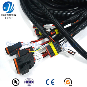 Harness Kabel Otomotif Kustom Bersertifikasi UL/CE/VDE, Perakitan Kabel Tahan Air dengan Konektor Tertutup untuk Sistem Mesin Mobil - Product Image 3