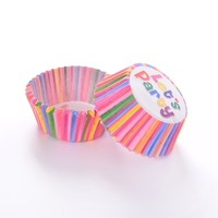 Moules à pâtisserie en papier miniatures colorés de 9 cm, de qualité alimentaire, résistants au four, pour muffins faits maison, doublures pour cupcakes, moules à pâtisserie