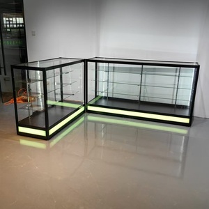 Vitrine en verre <span class=keywords><strong>KEWAY</strong></span>, sur mesure, avec éclairage LED fluide, taille personnalisable - Product Image 5