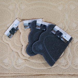 Koelmat voor huisdieren, katten- en hondenbed, milieuvriendelijk, dierenprint, rubber, plastic, waterdicht, botvormig, pootafdruk, klein dier - Product Image 4