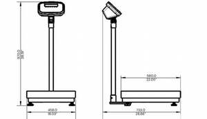 Chống Cháy Nổ Thép Không Gỉ Rửa Nền Tảng Quy Mô 500Kg Điện Tử Có Trọng Lượng Nền Tảng Quy Mô - Product Image 4