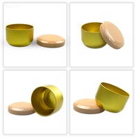 En gros, petits pots ronds en fer blanc pour peinture, safran, café, épices, thé, lait et chewing-gum