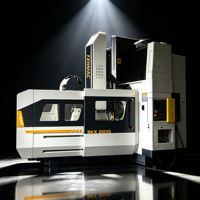 Machine de fraisage CNC à portique vertical BT50 FANUC 5800x2800x2900mm avec cadre en fonte pour la production en série de pièces métalliques de précision