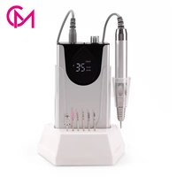 Offre Spéciale – Ponceuse à Ongles Électrique Portable sans Fil 35000 tr/min en Aluminium Premium pour Salon Professionnel