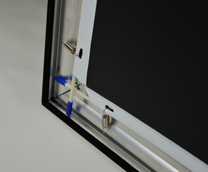 HD <span class=keywords><strong>125</strong></span> pulgadas 16:9 perforación marco fijo pantalla de proyección con el caso de aleación de aluminio - Product Image 6