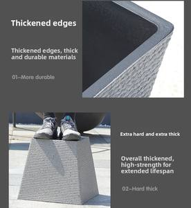 P448 Big <strong>Cheap</strong> Flower Pot <strong>Planter</strong> Indoor <strong>Large</strong> <strong>Outdoor</strong> Decorative Plastic Flower Pots Wholesale for Plants - Product Image 4