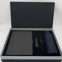 Carnet intelligent VIP Nouvel An 2025 – Cadeau promotionnel d'entreprise pour cadres avec porte-clés et stylo, lot 4-en-1