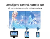 Écran transparent extérieur P15.625 rideau en maille led étanche écran d'affichage led mur vidéo led