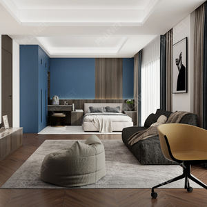 Muebles para el hogar tamaño personalizado marco de la cama de madera ancho blanco dormitorio cama con plataforma - Product Image 3