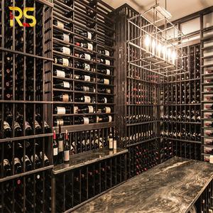 رف فاخر مزخرف حديث من فوشان بتصميم فاخر من الفولاذ المقاوم للصدأ للمطعم رف حامل - Product Image 2