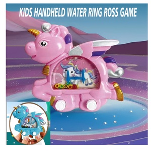 Gioco d'acqua portatile KK Dinosaur per bambini, in materiale ecologico, lancio dell'anello, gioco sensoriale acquatico, giocattolo educativo per bambini dai 5 ai 7 anni - Product Image 2