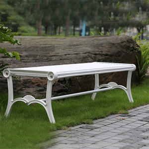 <span class=keywords><strong>Banc</strong></span> d'extérieur sans dossier en acier tubulaire <span class=keywords><strong>blanc</strong></span> bon marché <span class=keywords><strong>banc</strong></span> en métal pour l'extérieur du parc bancs <span class=keywords><strong>de</strong></span> <span class=keywords><strong>jardin</strong></span> public pour le patio <span class=keywords><strong>de</strong></span> l'arrière-cour - Product Image 4