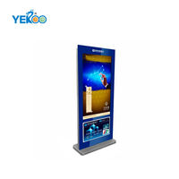 65 pulgadas Android Os gran publicidad Lcd pantallas interior LCD portátil quiosco de señalización Digital para publicidad al por menor