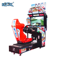 Machine de jeu vidéo de voiture de simulateur de course d'arcade à pièces fabriquée en Chine Construction en métal 220V
