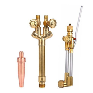 Poignée de torche de soudage 315FC CA2460, style américain, type injecteur de propane, plaqué cuivre, interrupteur simple, 54V 1500C - Product Image 5