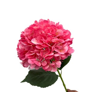 Série Rose Rouge, fleurs artificielles réalistes en soie, arrangement de décoration pour salle de mariage et chambre - Product Image 5