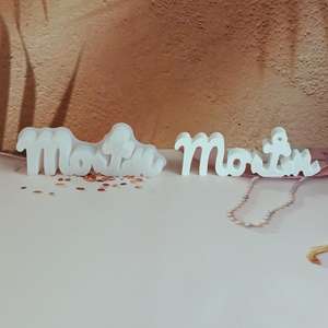 Moule en silicone pour ciment de gypse décoratif <span class=keywords><strong>allemand</strong></span> M51746 Hello - Product Image 1