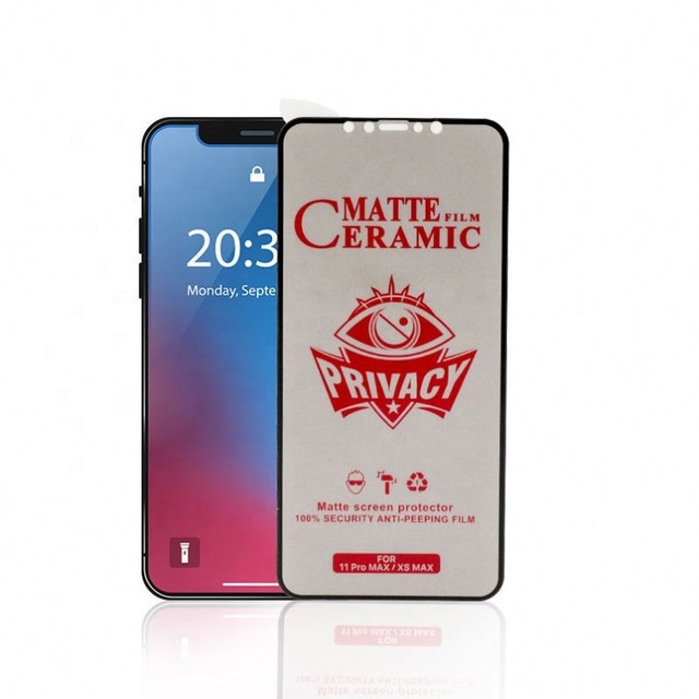 Mobile Phone Anti-spy Privacy Grade AAA Ultra-thin TPU 9H Hardness Tempered Glass Screen Protector for 11 12 13 14 15 Pro Max