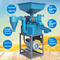 Machine à décortiquer et à moudre le riz automatique triphasée de qualité commerciale JOYCAN, grande et moyenne taille, avec moteur de 7,5 kW, 380 V/220 V