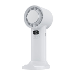 Ventilateur portatif avec affichage numérique, ventilateur de refroidissement portable sans lame, rechargeable par USB, pour une utilisation en extérieur - Product Image 5