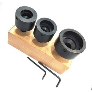 Assorted <b>Tool</b> Steel Straight Shank Die Holders Threaded Engineering <b>Lathe</b> Turning <b>Tools</b> with Wooden Stand (Set 3) - Product Image 1