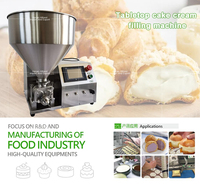 Inyector Automático de Crema, Mermelada y Relleno para Pasteles y Pan, de Acero Inoxidable de Grado Alimenticio, 500w, 220v, de Sobremesa, para Panadería, 10l, 20l