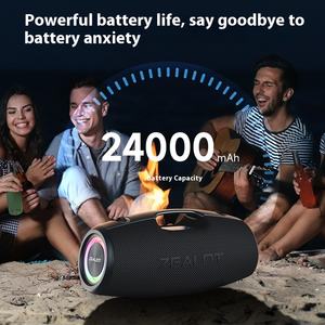 Zealot ลำโพ<span class=keywords><strong>ง</strong></span>บลูทูธแบบพกพา S78 100วัตต์สำหรับกลา<span class=keywords><strong>ง</strong></span>แจ้งรถซับวูฟเฟอร์ RGB ไฟ LED แบตเตอรี่สำหรับเสียง<span class=keywords><strong>เต้น</strong></span>สแควร์ใหม่ - Product Image 4