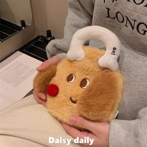 Bouillotte portable en peluche en forme de chien mignon, épaisse, pour étudiants et filles, pour réchauffer le ventre et les mains - Product Image 5