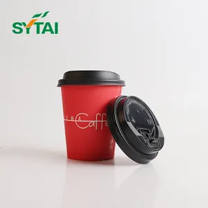 Economical disposable paper cups for hot drinks coffee cups with custom design