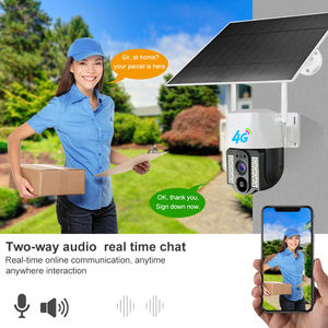 OEM 3MP 4G Solar panel IP PTZ Kamera V380 Pro Outdoor Wireless Security 4G Sim Karte Solar CCTV Kamera - Product Image 3
