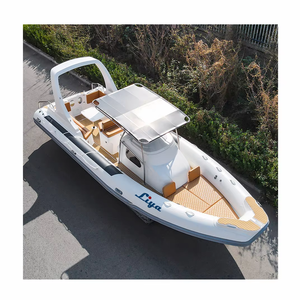 Liya 27ft Rib Boat 8.3m <span class=keywords><strong>Bateau</strong></span> <span class=keywords><strong>de</strong></span> pêche gonflable <span class=keywords><strong>semi</strong></span>-<span class=keywords><strong>rigide</strong></span> avec coque en fibre <span class=keywords><strong>de</strong></span> verre et moteur hors-bord - Product Image 1