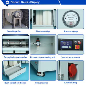 جهاز استخراج الأبخرة عالي القيمة وقوي الأداء مع فلتر عالي الكفاءة لجمع الغبار في مصانع الأسمنت والإسفلت - Product Image 5
