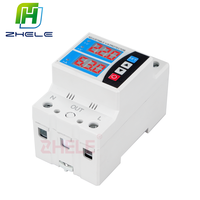 63A 80A 100A 230V 54mm Réglable Sur Sous Tension Protecteur Relais Protection, Protecteur De Tension Électrique Numérique