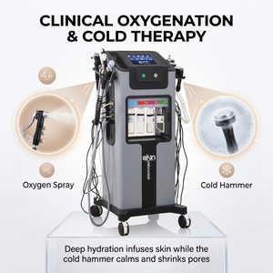 Appareil professionnel 8 en 1 d'hydrodermabrasion, aqua-peeling, oxygénation par bulles, éliminateur de points noirs pour <span class=keywords><strong>spa</strong></span> - Product Image 3