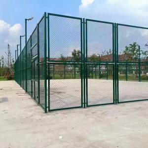 Bóng rổ tòa án hàng rào lưới Chiều cao có thể được tùy chỉnh PVC tráng Chuỗi liên kết hàng rào cho lĩnh vực bóng rổ - Product Image 2