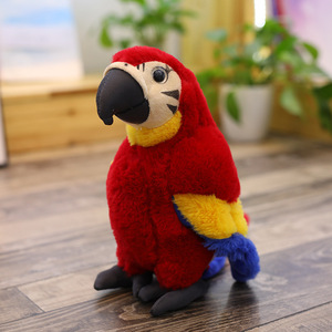 Peluche de Loro Ara, Juguete de Peluche de Pájaro Colorido para Niños, Juguete Educativo Temprano, Regalo para Amantes de las Aves, Decoración del Hogar - Product Image 3