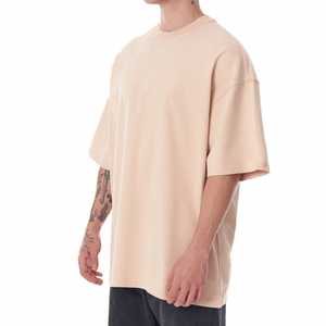 T-shirt pour homme de qualité supérieure, 100% coton, coupe ample, coupe classique, respirant, écologique, toile personnalisée OEM - Product Image 3