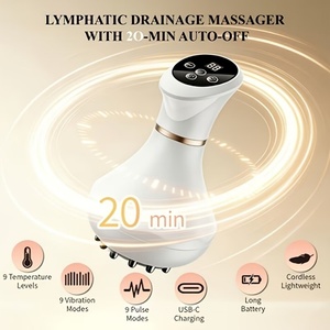 Smart Meridian Massage <b>Brush</b> 9 Levels of Adjustable Vibration USB Charging <b>Back</b> Waist and Abdominal Scraping Tool - Product Image 5