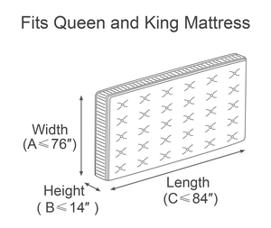 Funda Protectora para Colchón, para Mudanza y Almacenamiento, Resistente, para Colchones King y Queen, Individuales y Dobles, Funda para Sofá, Funda para Silla, Bolsa de Plástico para Colchón - Product Image 3