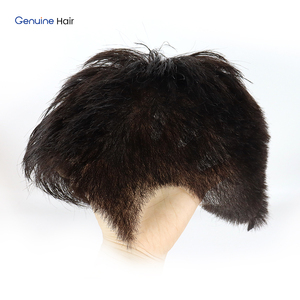 Parrucchino Completo in Pizzo per Uomo, 100% Capelli Umani Veri, Densità 130%, Nero, Protesi Capillare Maschile Naturale - Product Image 6
